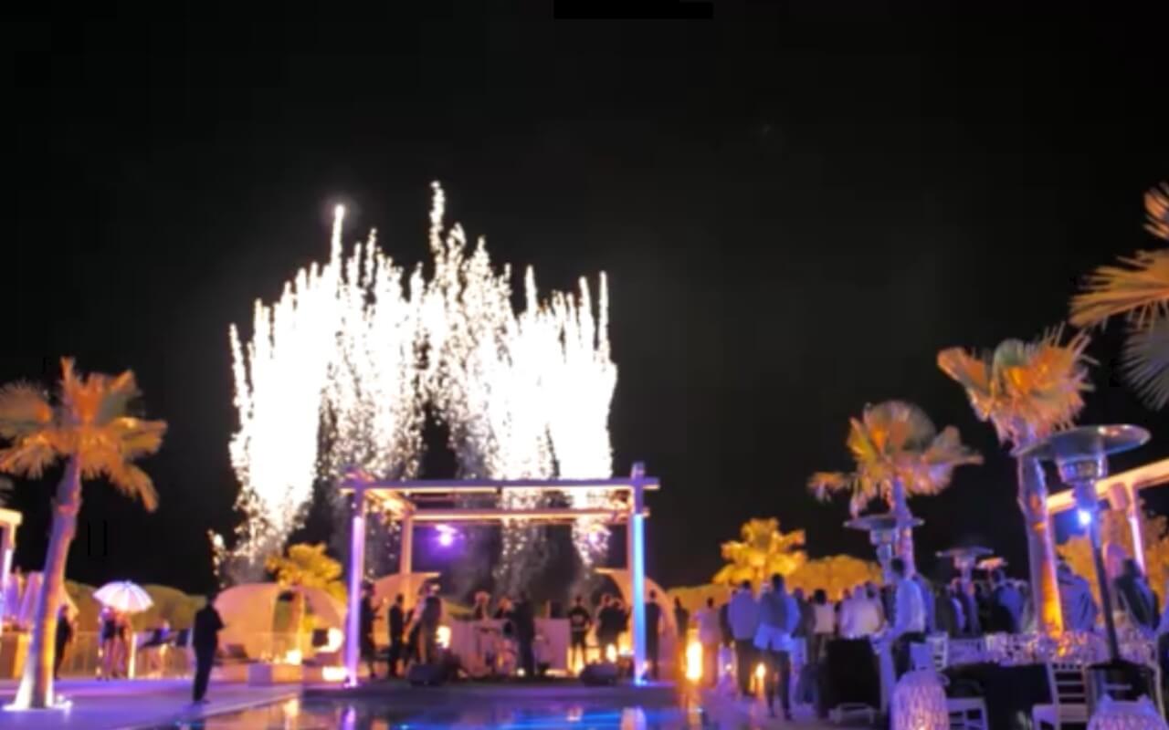 Fireworks at party fireworks at party