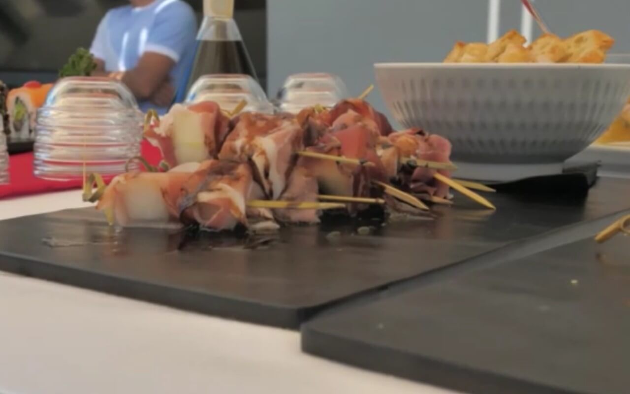 Parties with excellent food excellent food